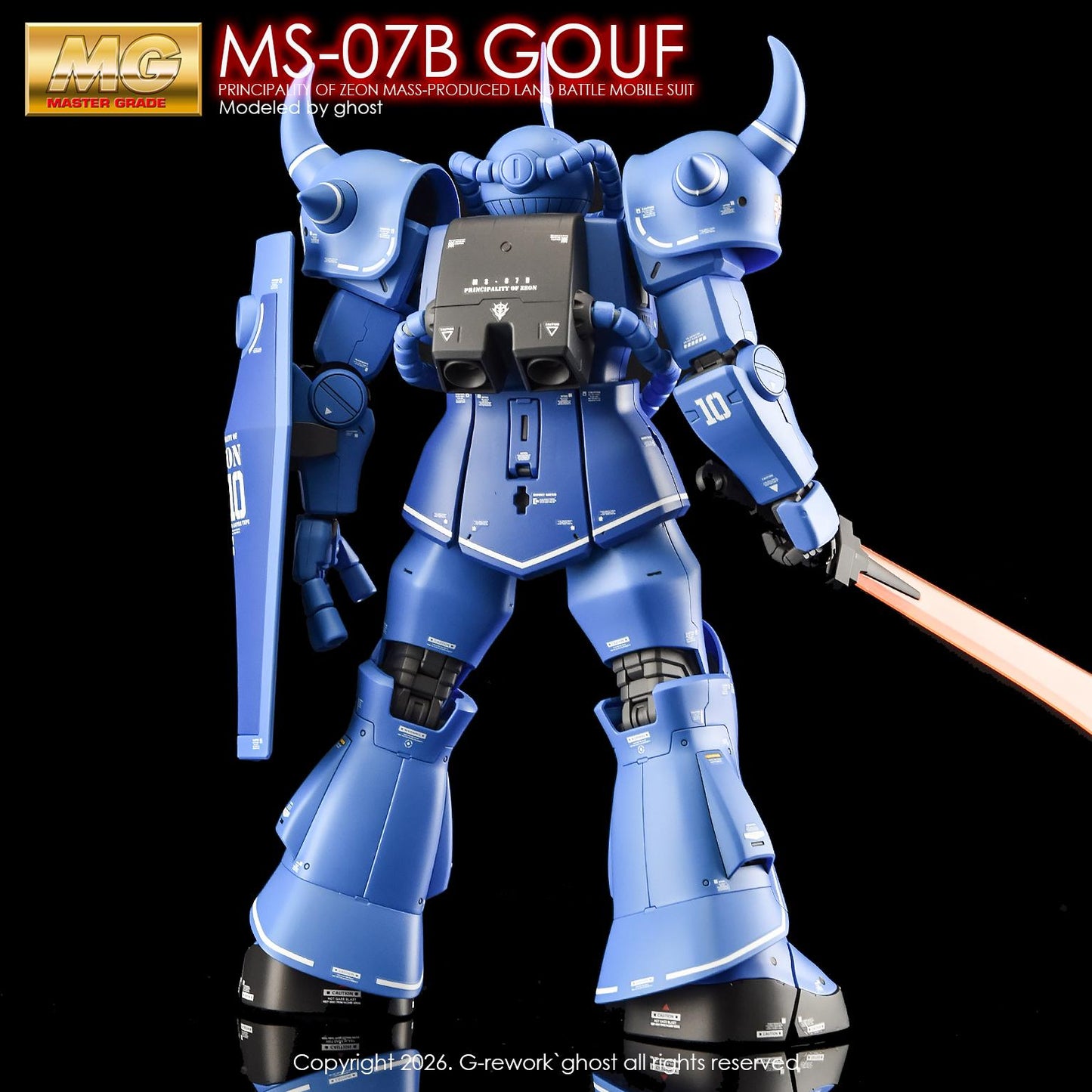 G-Rework [MG] GOUF 2.0 (WATER DECAL ONLY)