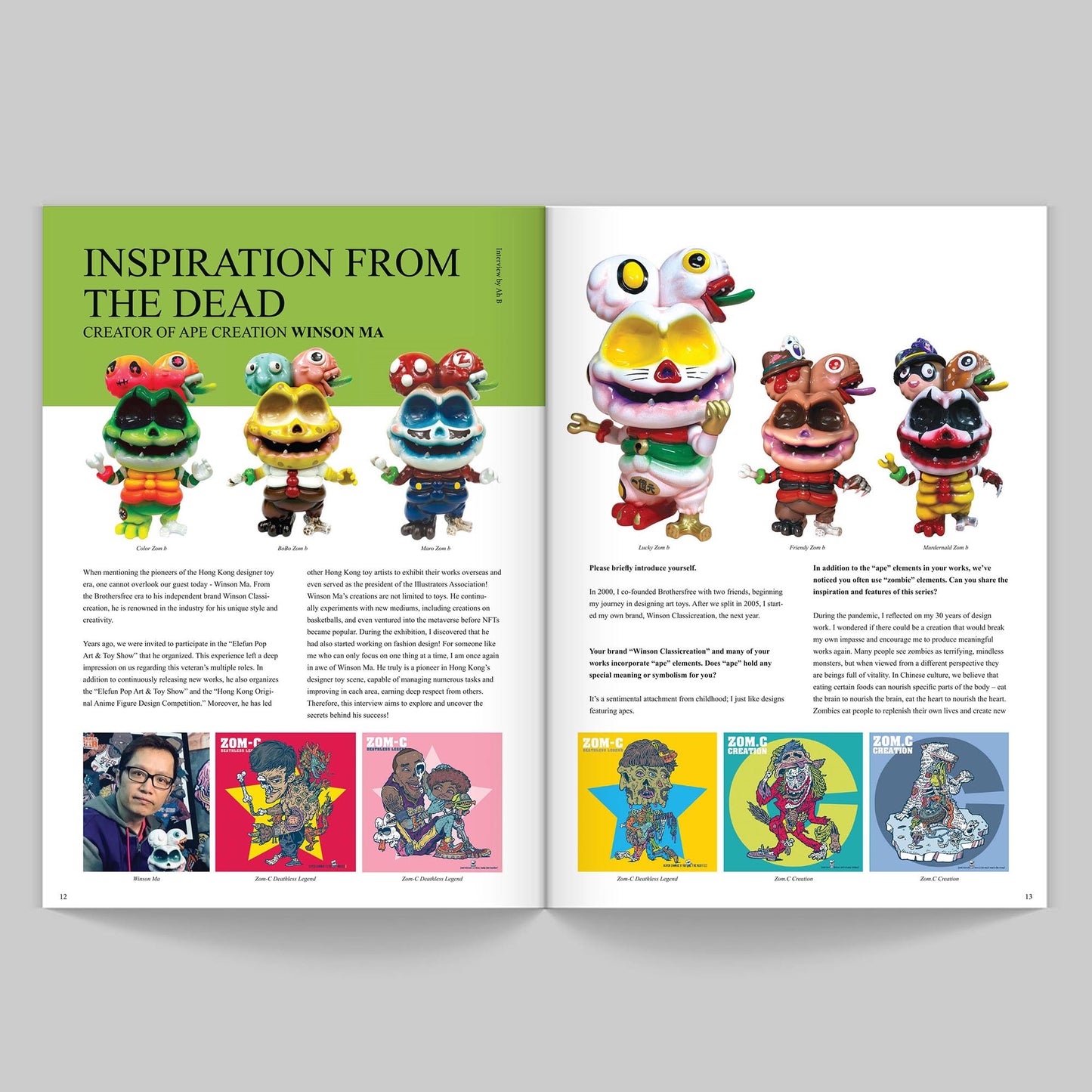 My artist story magazine Issue 1: Keep going (Designer toy magazine)