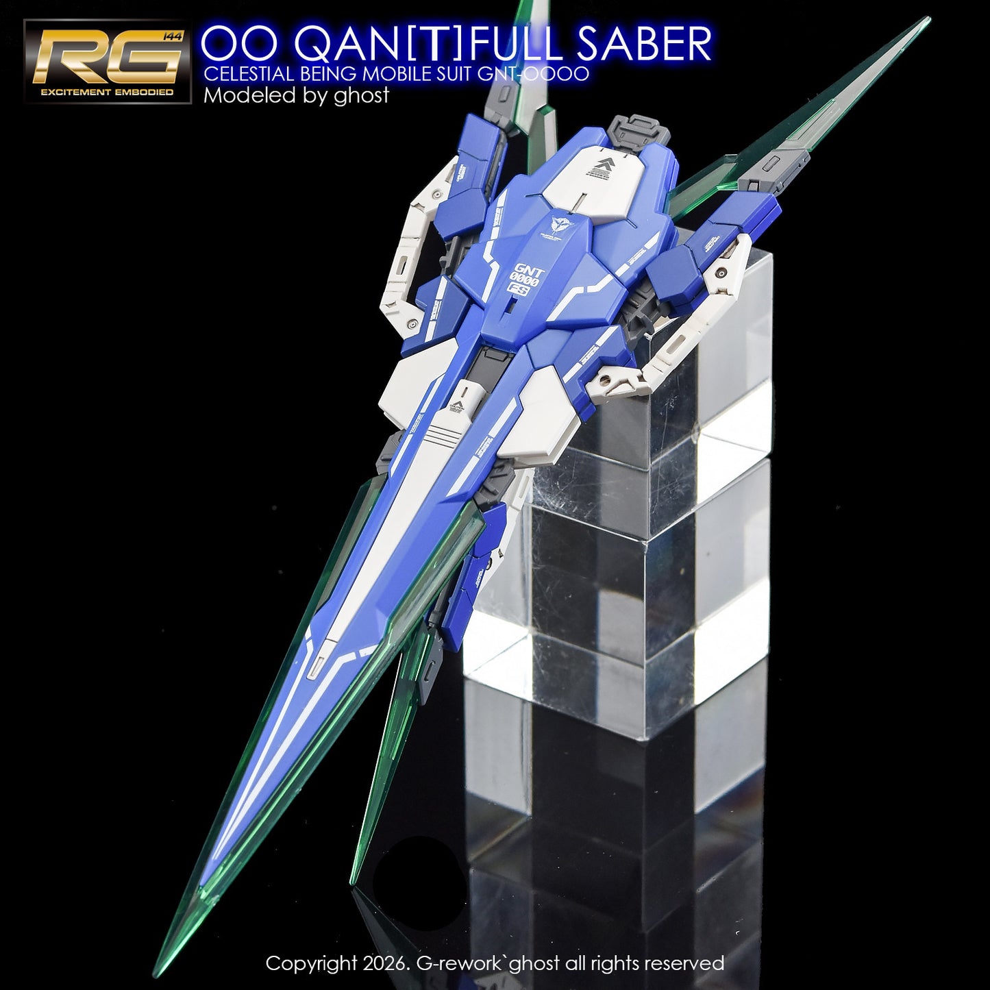 G-Rework [RG] OO QAN[T] FULL SABER (WATER DECAL ONLY)