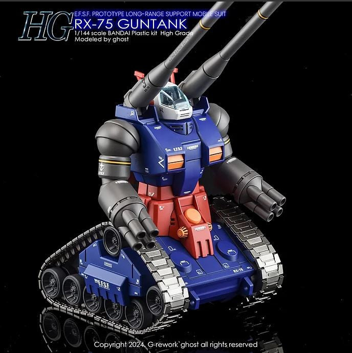 G-Rework [HG] RX-75 Guntank (water slide)