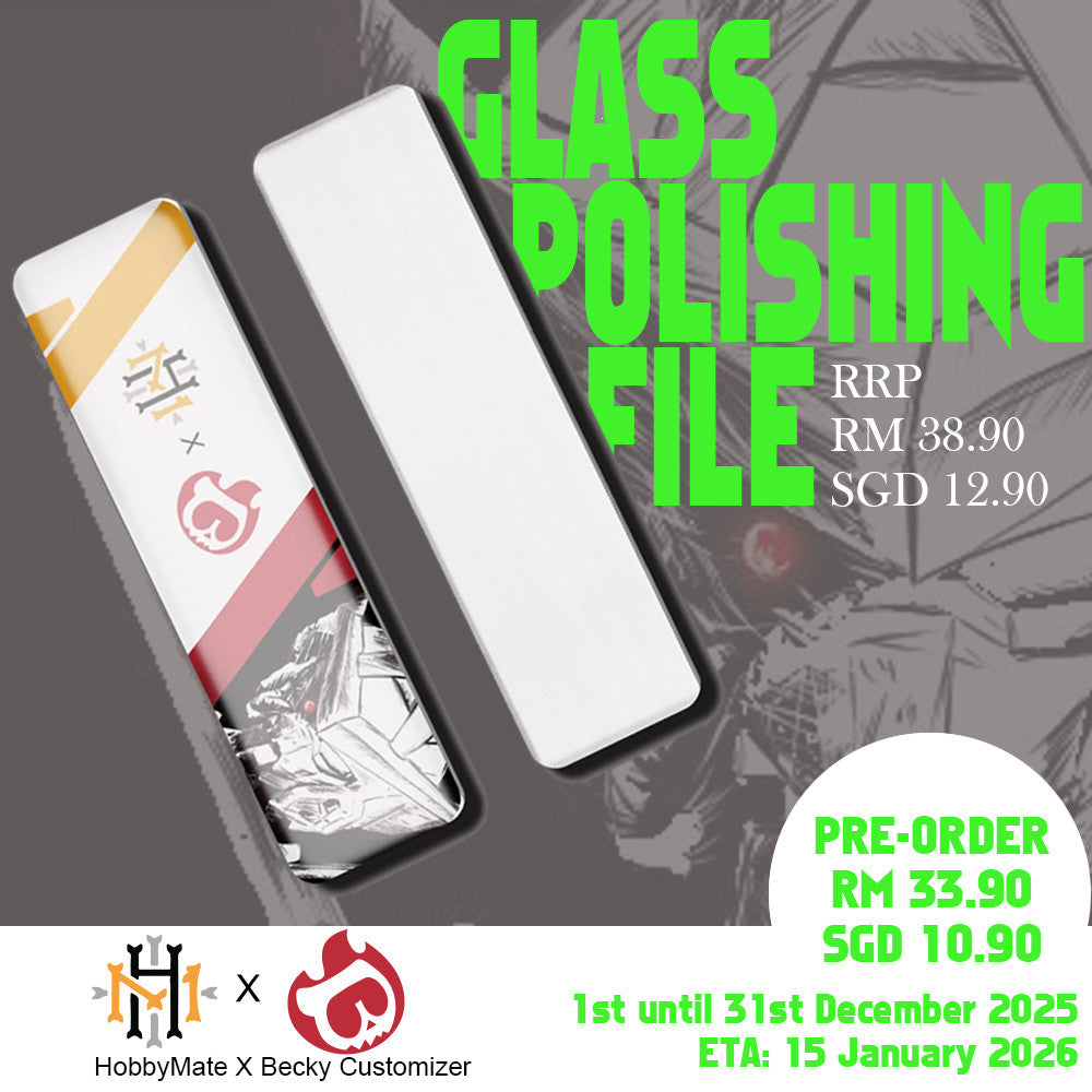(PRE-ORDER) HobbyMate X Becky Customizer Glass Polishing File (HXB-01)