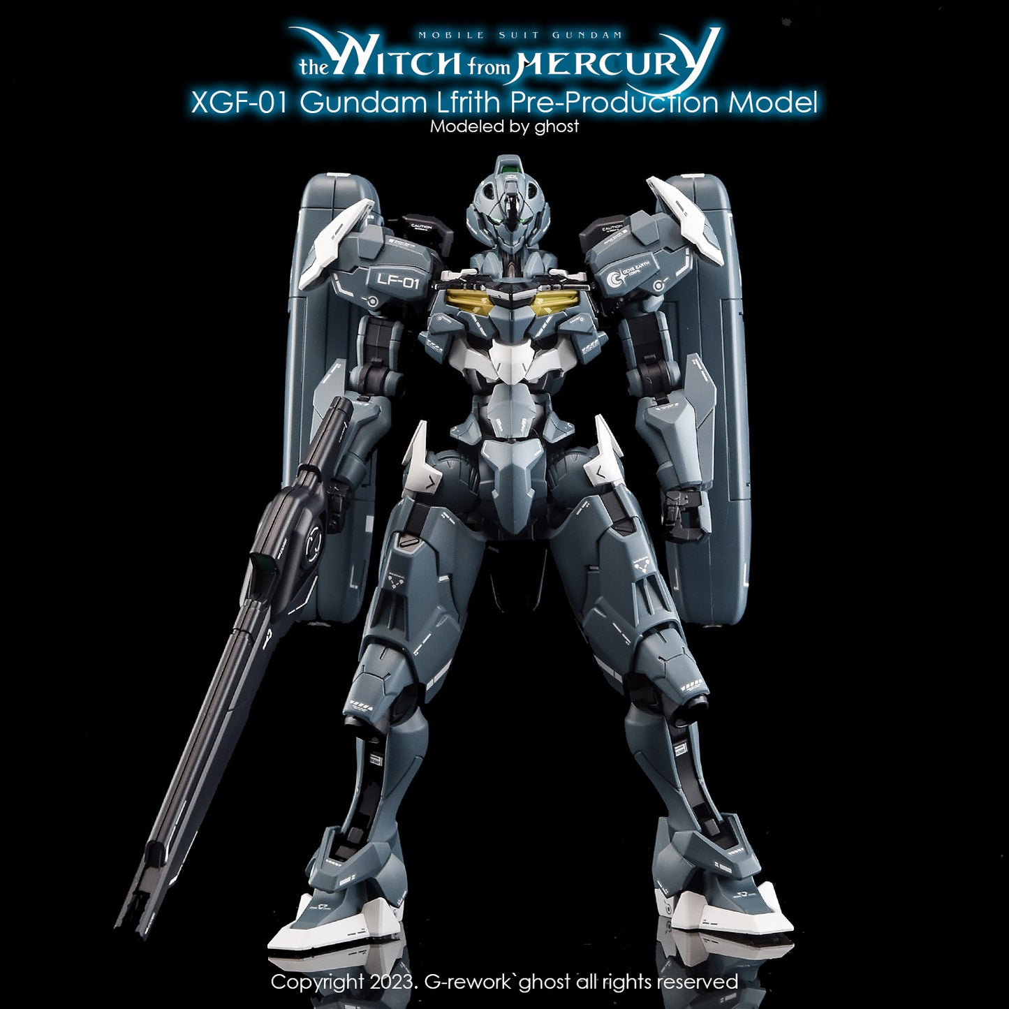 G-Rework [HG] Gundam Lfrith Pre-Production Model (water slide decal)