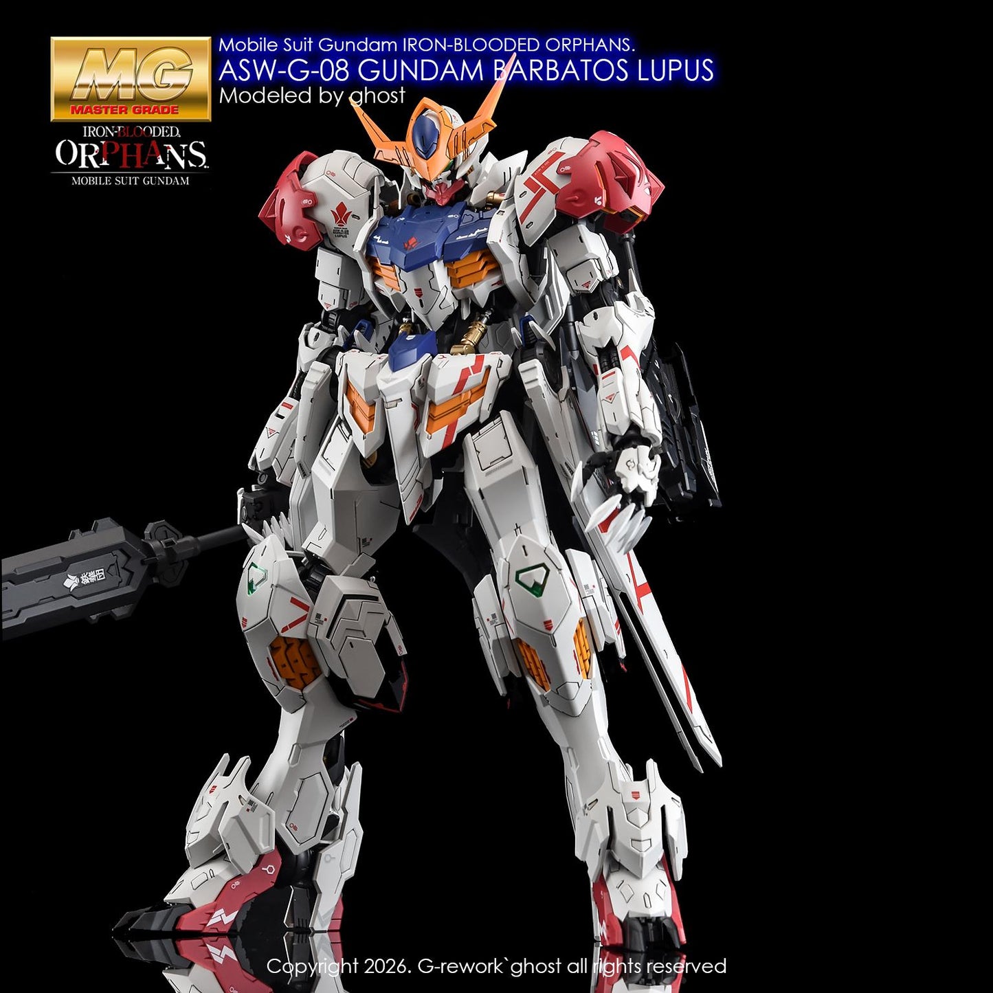 G-Rework [MG] Barbatos Lupus (WATER DECAL ONLY)