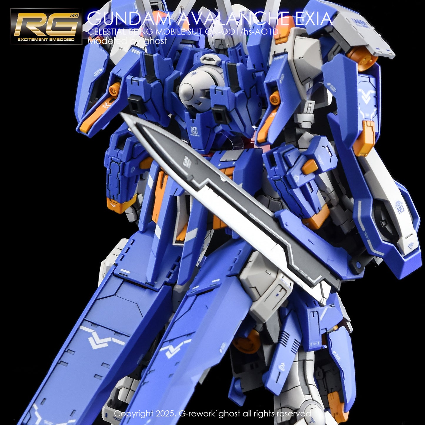 G-Rework [RG] GUNDAM AVALANCHE EXIA (Water slide decal ONLY)