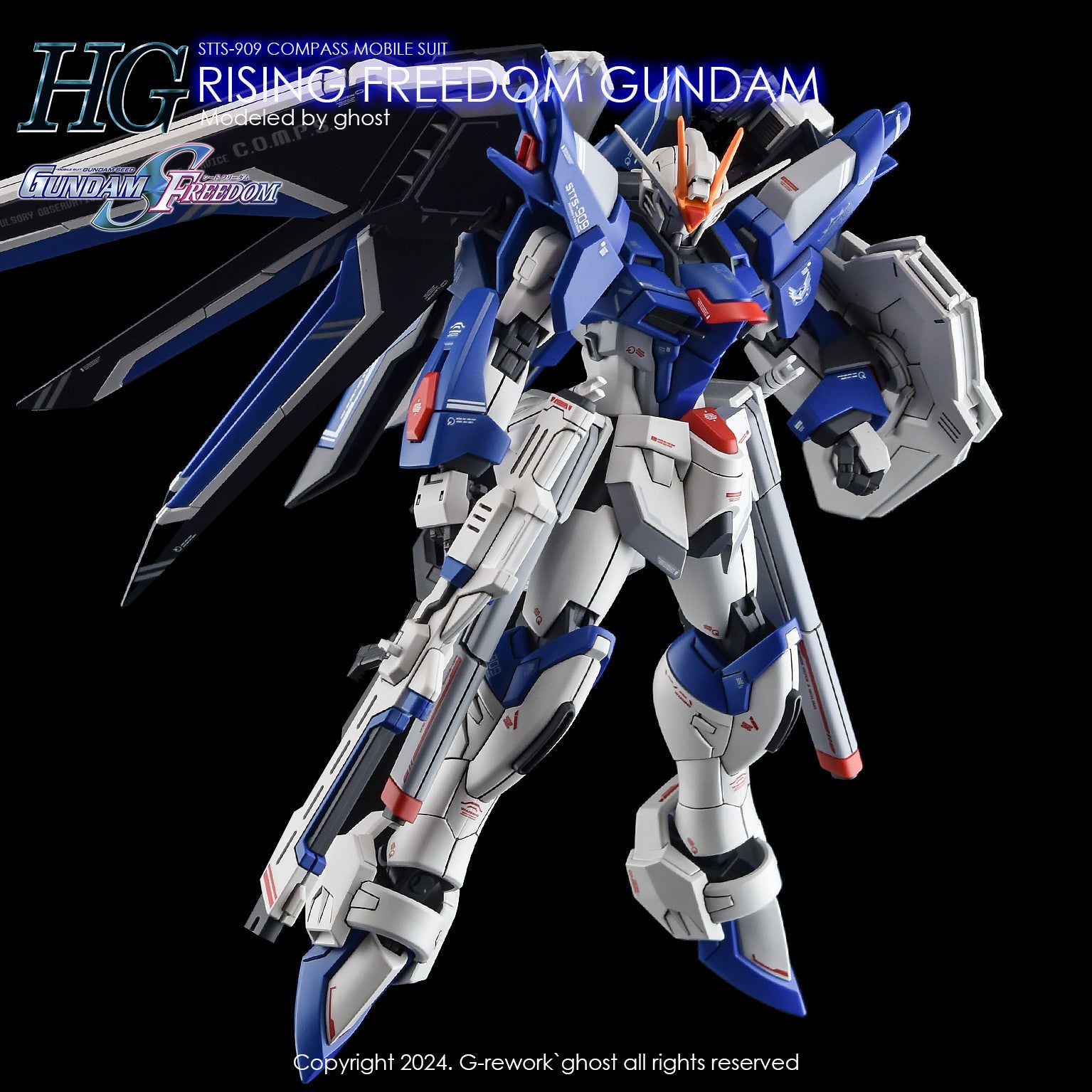 G-REWORK RISING FREEDOM GUNDAM (Water slide decal) – Becky Customizer Store