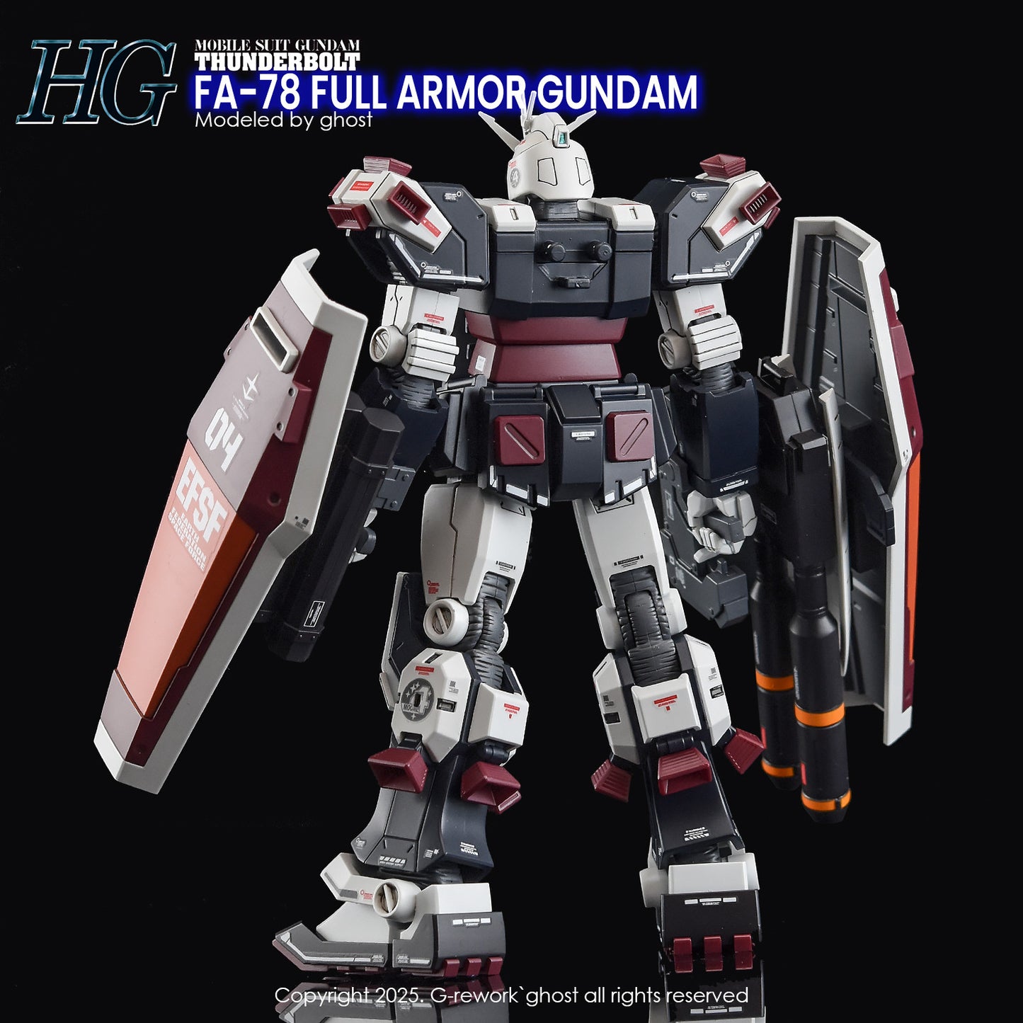 G-Rework [HG] [THUNDERBOLT] FULLARMOR GUNDAM (WATER DECAL ONLY)