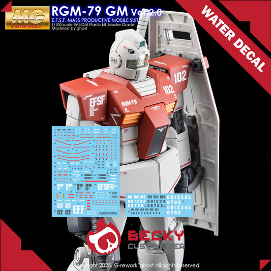 G-Rework [MG] GM Ver.2.0 (Water slide decal ONLY)