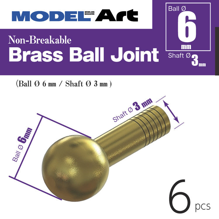Unbreakable ball joint/Brass ball joint (for figures and mecha)