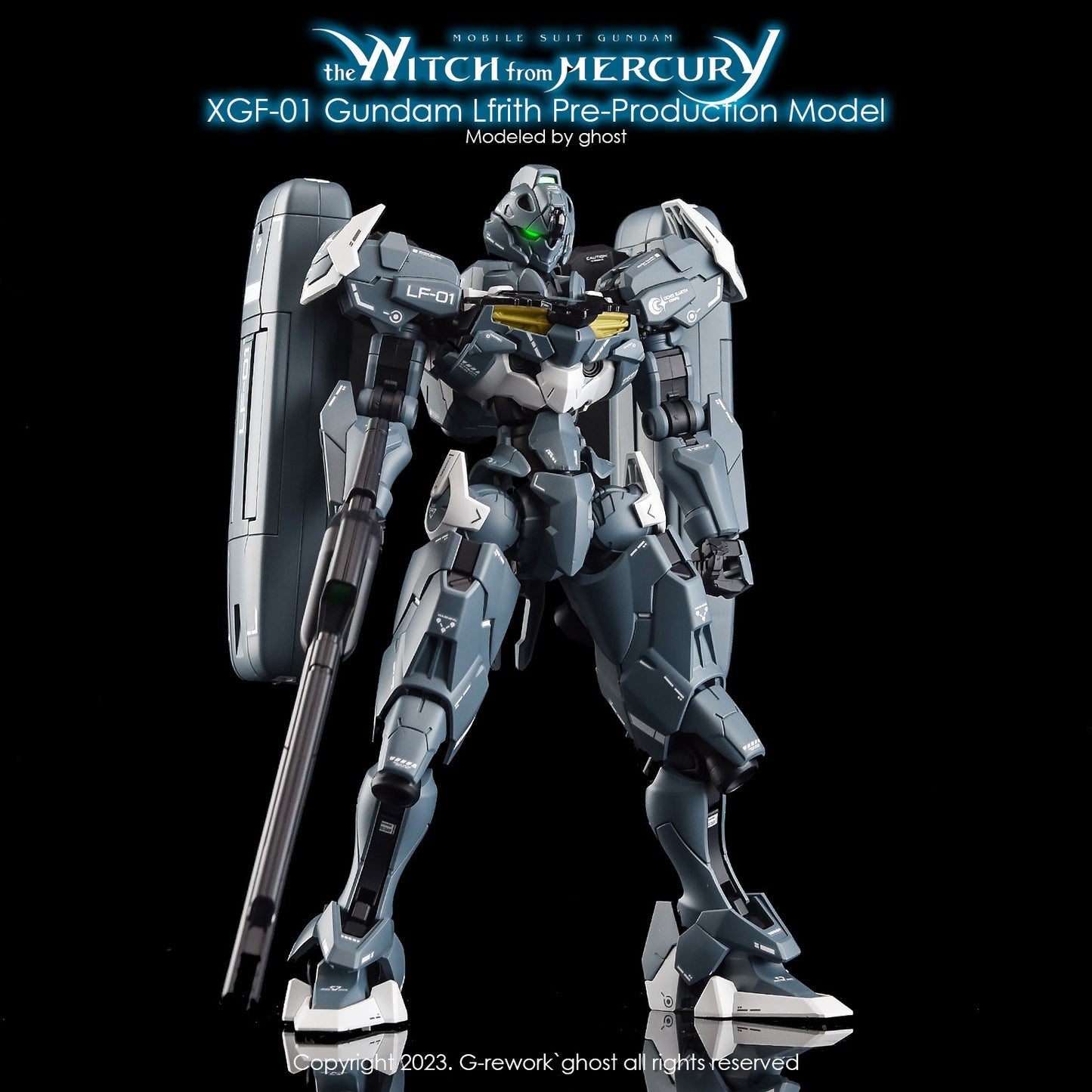 G-Rework [HG] Gundam Lfrith Pre-Production Model (water slide decal)