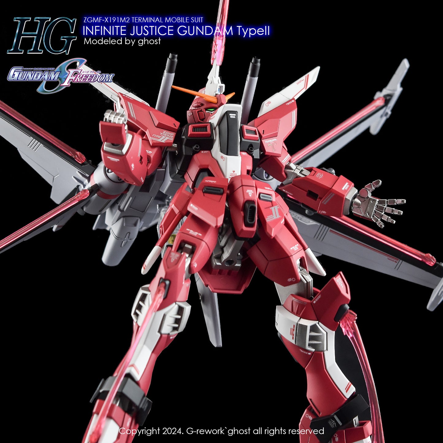 G-Rework [HG] INFINITE JUSTICE GUNDAM TYPE 2 (water decal)