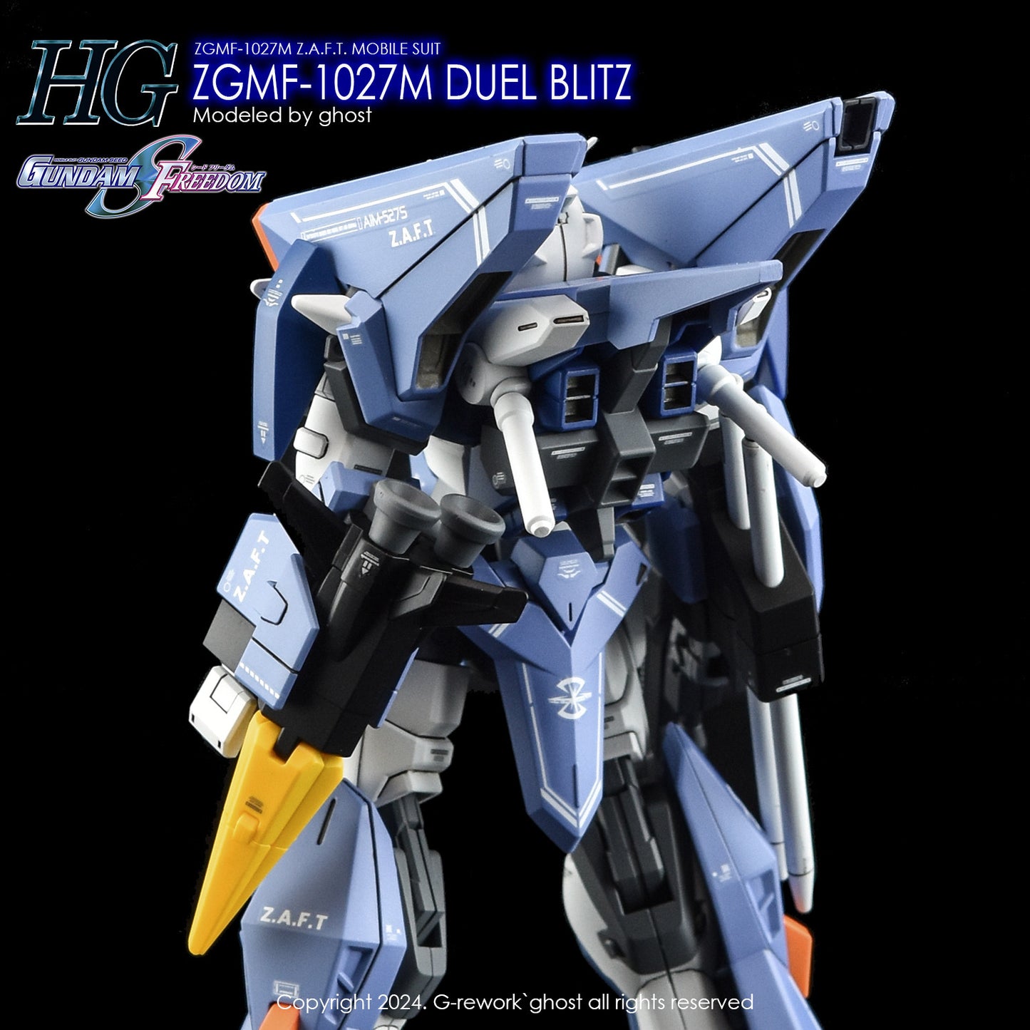 G-Rework [HG] SEED DUEL BLITZ GUNDAM (water slide decal)