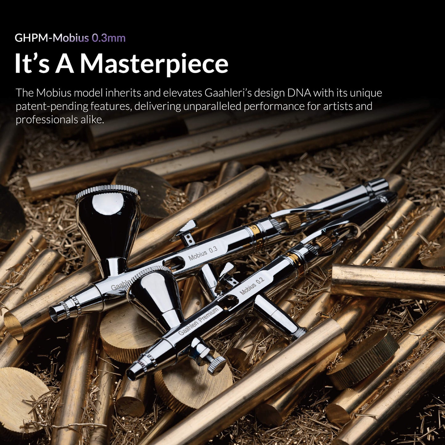 Gaahleri Premium Series GHPM-Mobius Airbrush 0.3mm