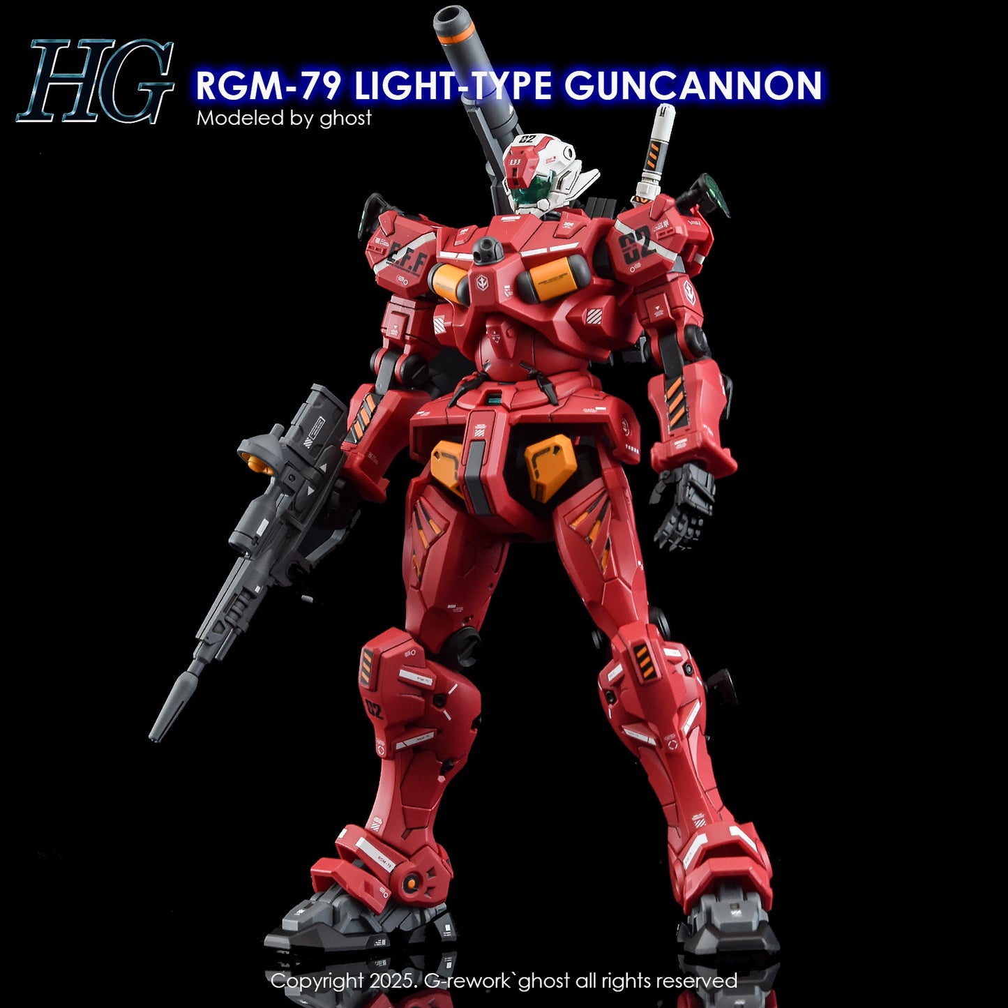 G-Rework [HG] GQuuuuuux LIGHT-TYPE GUNCANNON (Water slide)