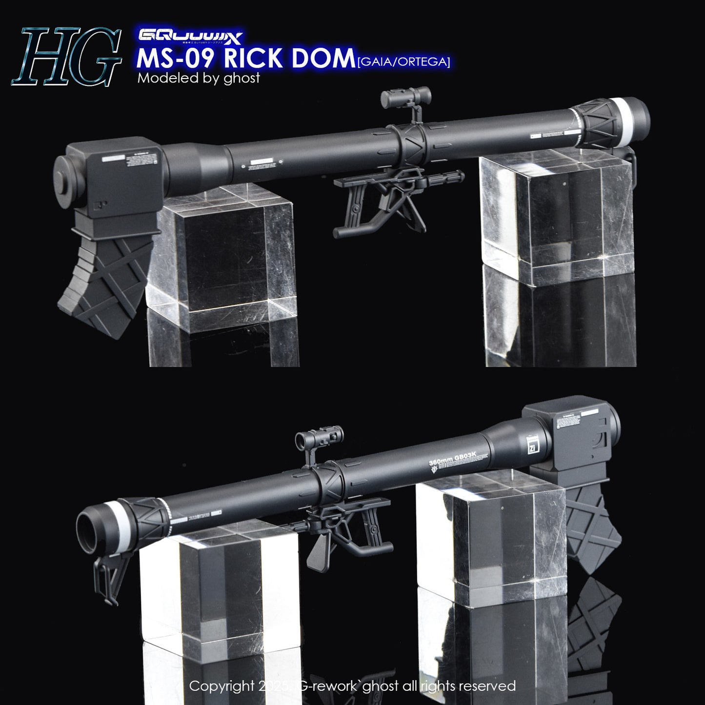 G-Rework [HG] GQuuuuuux RICK DOM (WATER SLIDE DECAL)