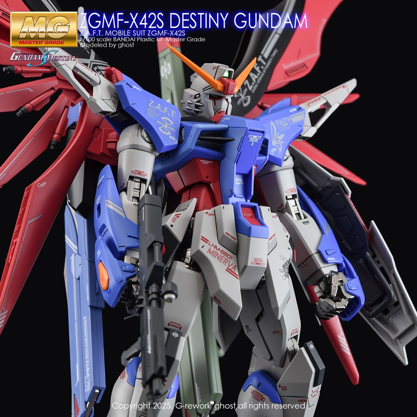 G-Rework [MG] SEED DESTINY GUNDAM (WATER DECAL ONLY)