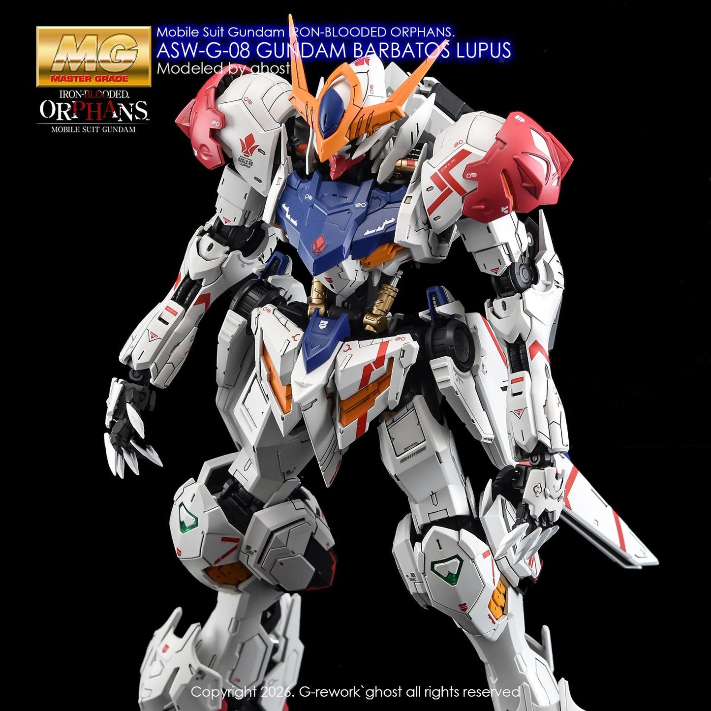 G-Rework [MG] Barbatos Lupus (WATER DECAL ONLY)