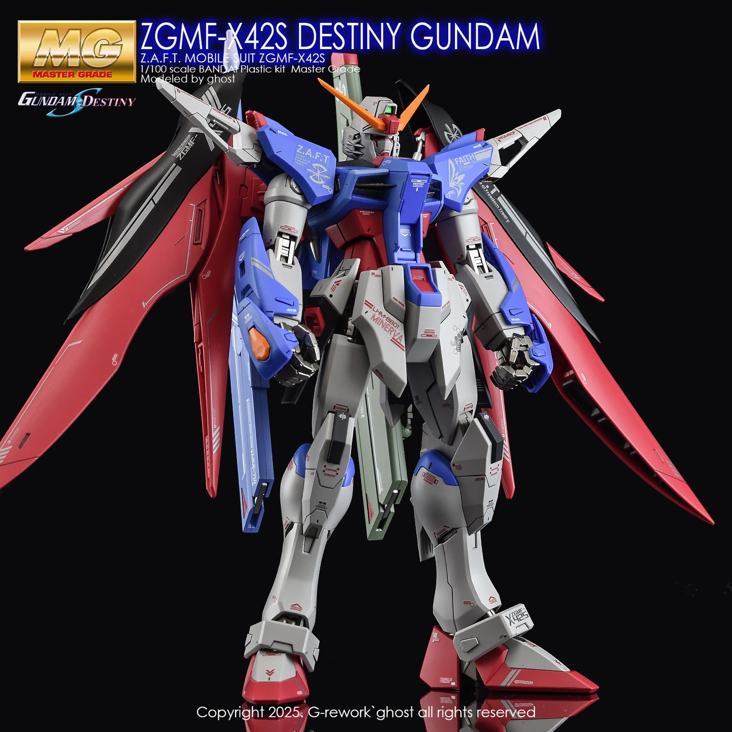G-Rework [MG] SEED DESTINY GUNDAM (WATER DECAL ONLY)