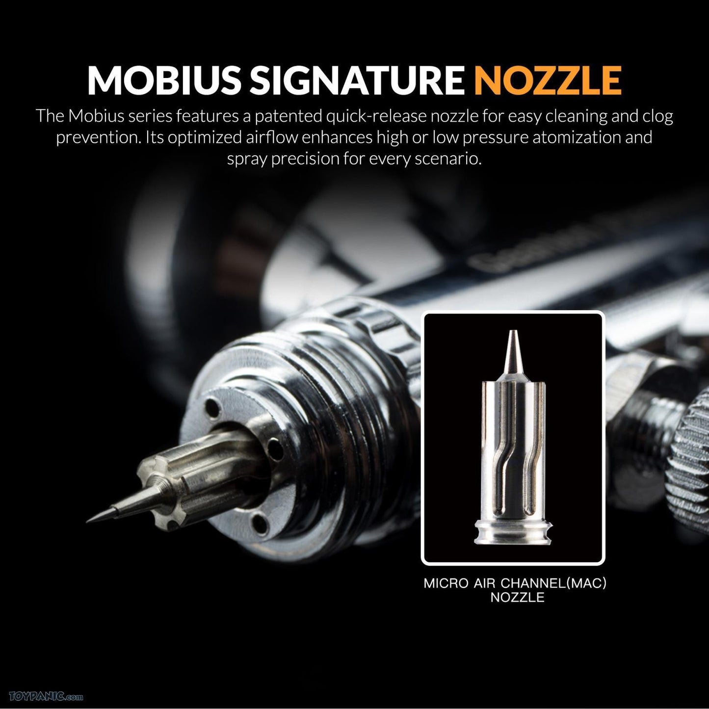 Gaahleri Premium Series GHPM-Mobius TG 0.5mm Airbrush