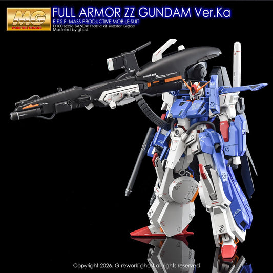 G-Rework [MG] FA ZZ GUNDAM Ver.ka (Water slide decal only)