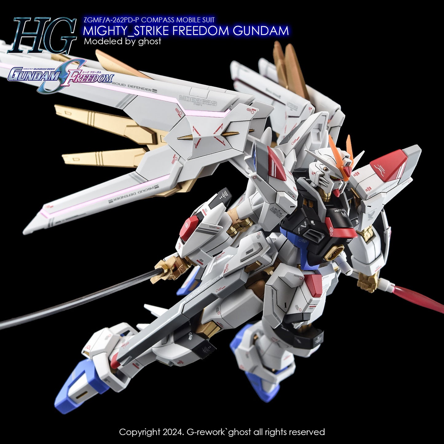 G-Rework [HG] SEED MIGHTY STRIKE FREEDOM (water slide decal)