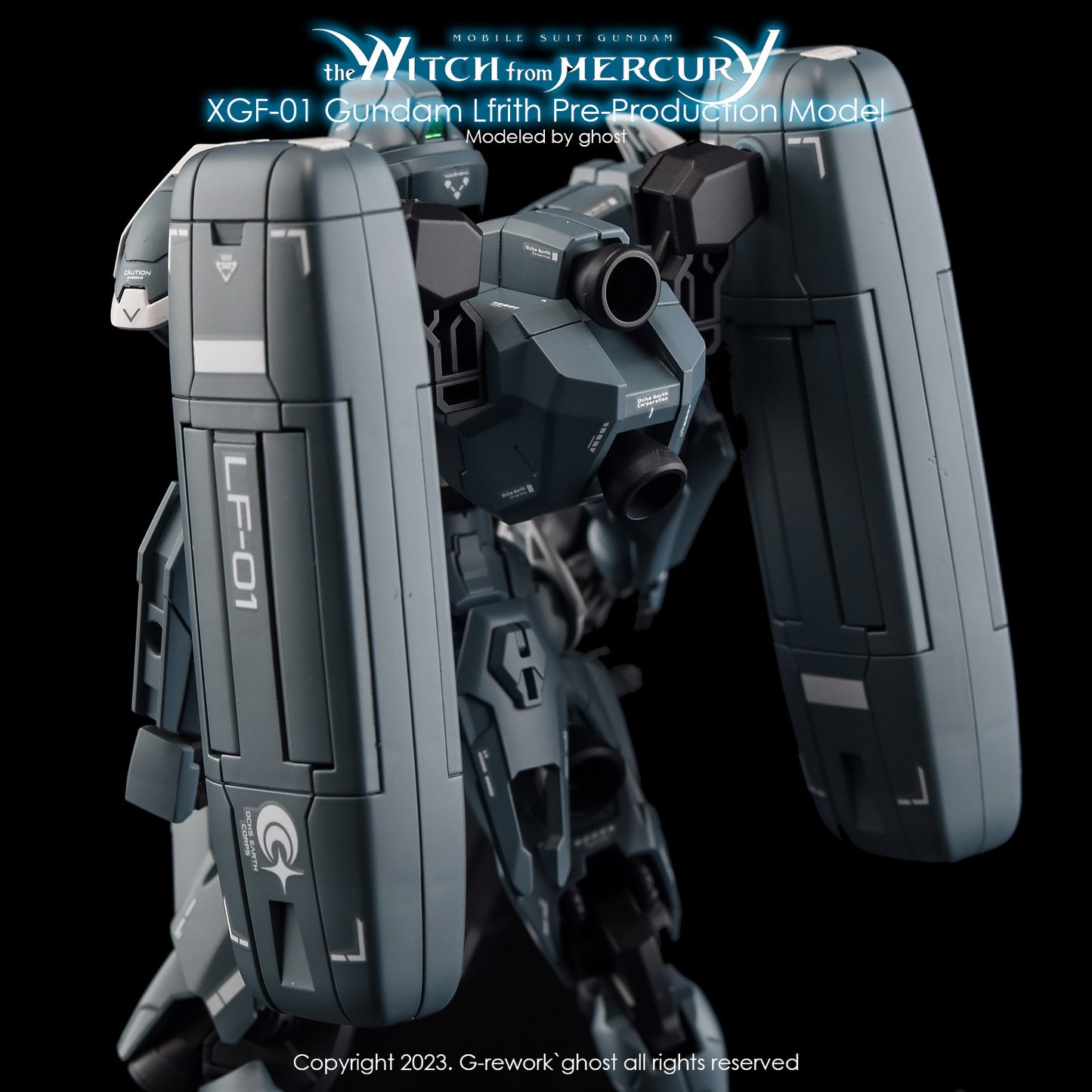 G-Rework [HG] Gundam Lfrith Pre-Production Model (water slide decal)