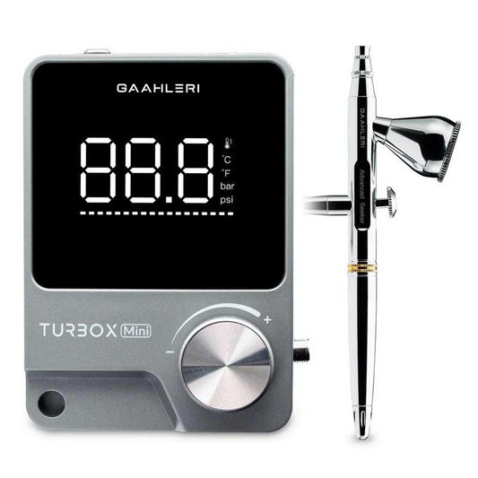 Gaahleri Turbox mini Compressor with Seeker 03 Airbrush