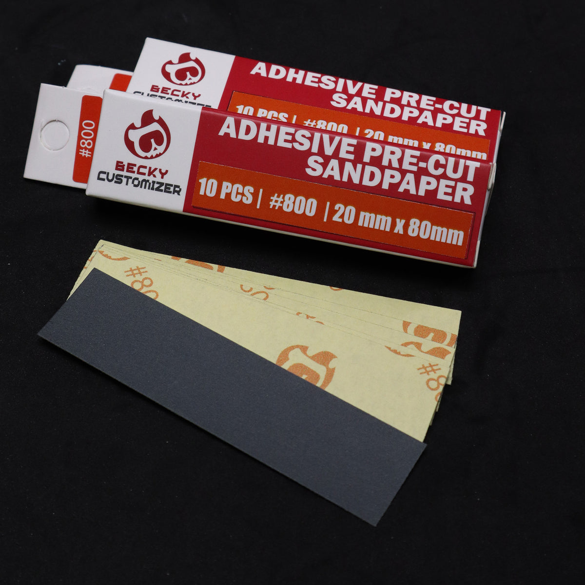 Becky Customizer Sandpaper (Adhesive pre-cut sandpaper)