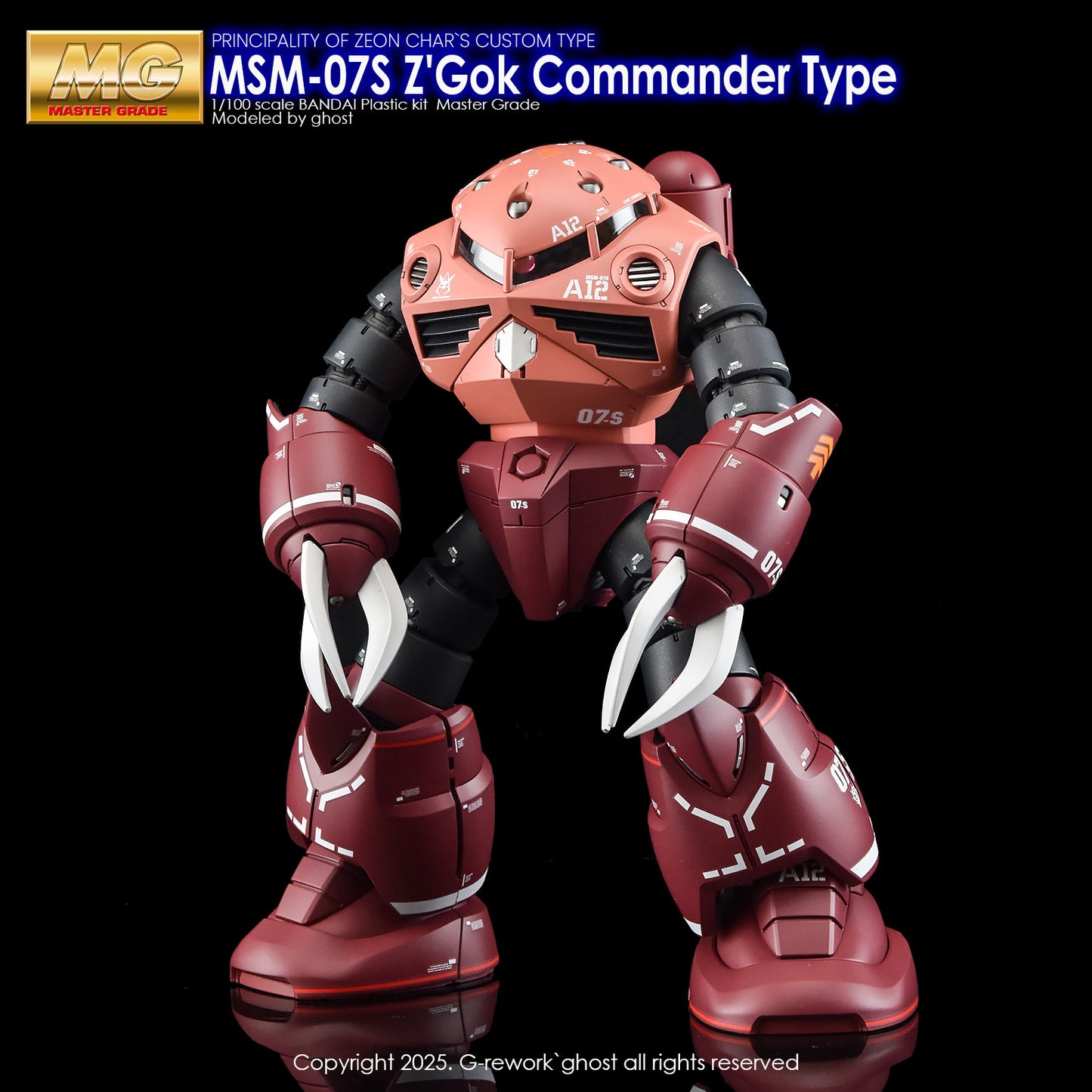 G-Rework [MG] Z'Gok Commander Type (Water slide decal)