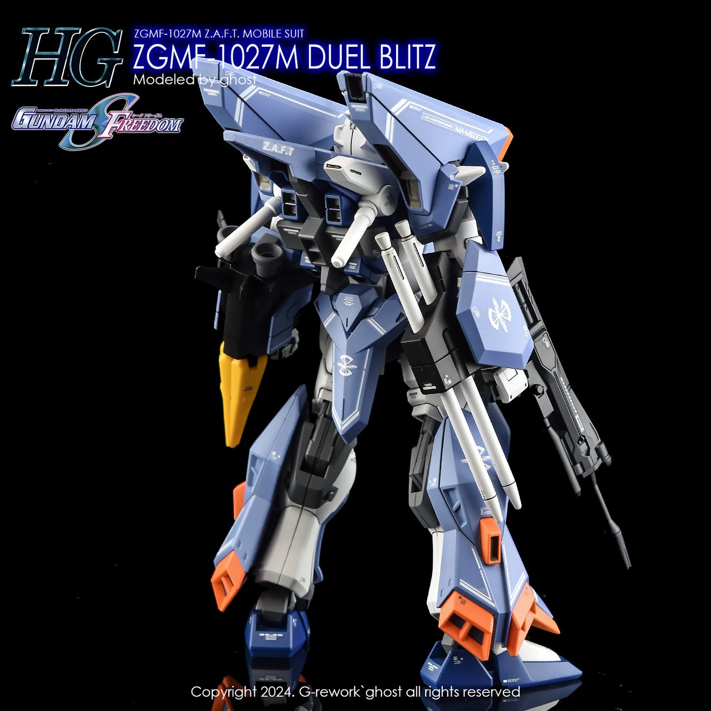 G-Rework [HG] SEED DUEL BLITZ GUNDAM (water slide decal)