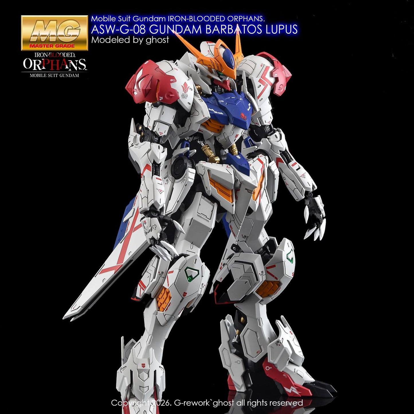 G-Rework [MG] Barbatos Lupus (WATER DECAL ONLY)