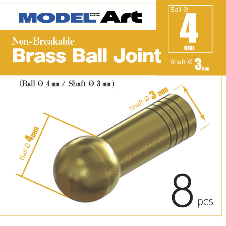 Unbreakable ball joint/Brass ball joint (for figures and mecha)