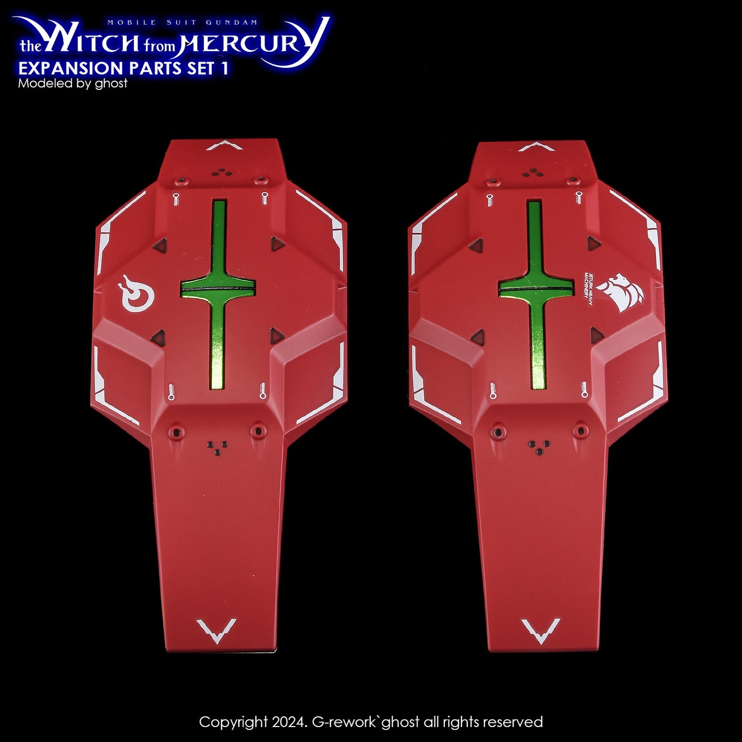 G-Rework [HG] Witch from Mercury Expansion Parts set 1 (water slide decal)