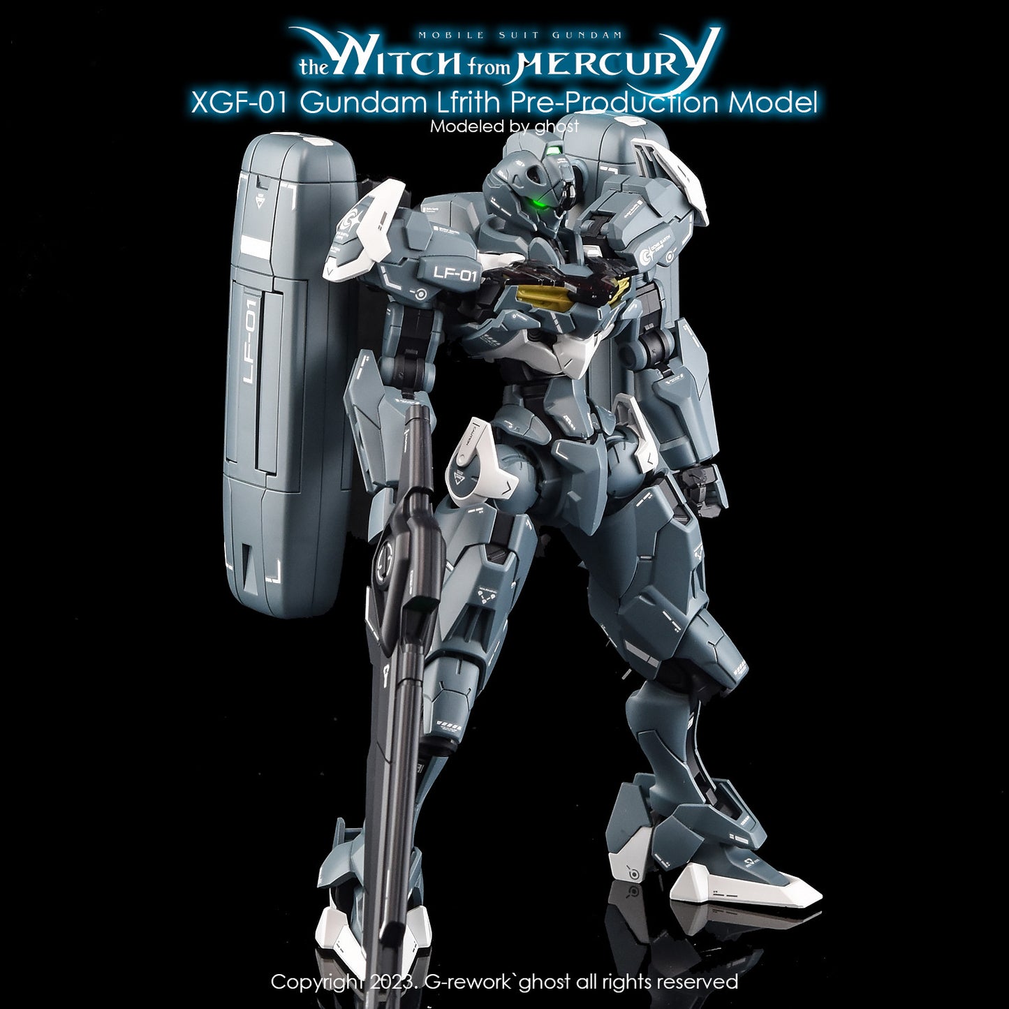 G-Rework [HG] Gundam Lfrith Pre-Production Model (water slide decal)