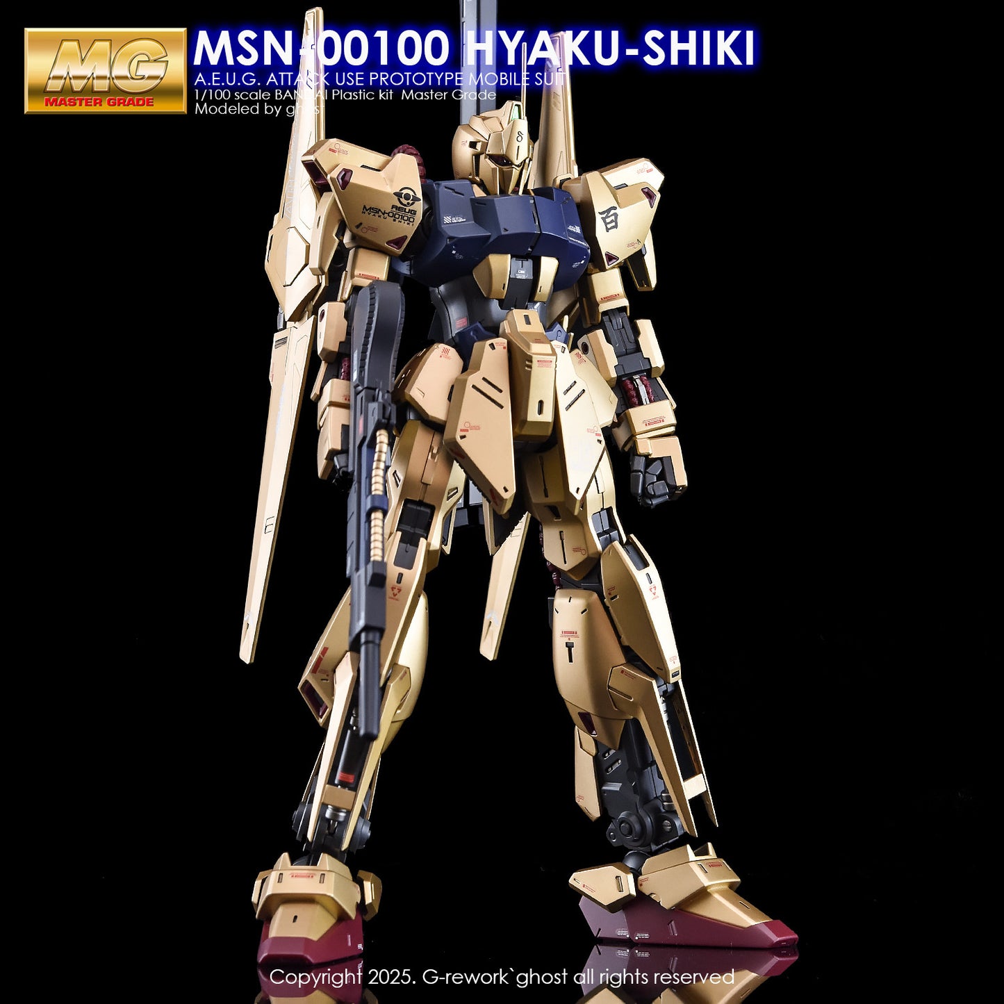 G-Rework [MG] HYAKU-SHIKI Ver.2.0 (Water slide decal ONLY)