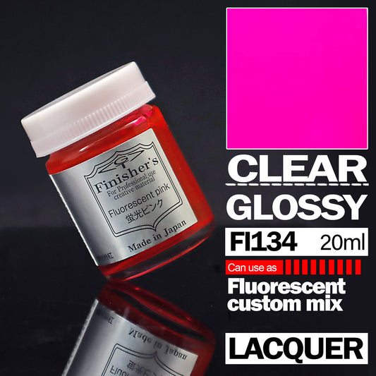 Finisher's FI134 Fluorescent Pink (clear) lacquer 20ml