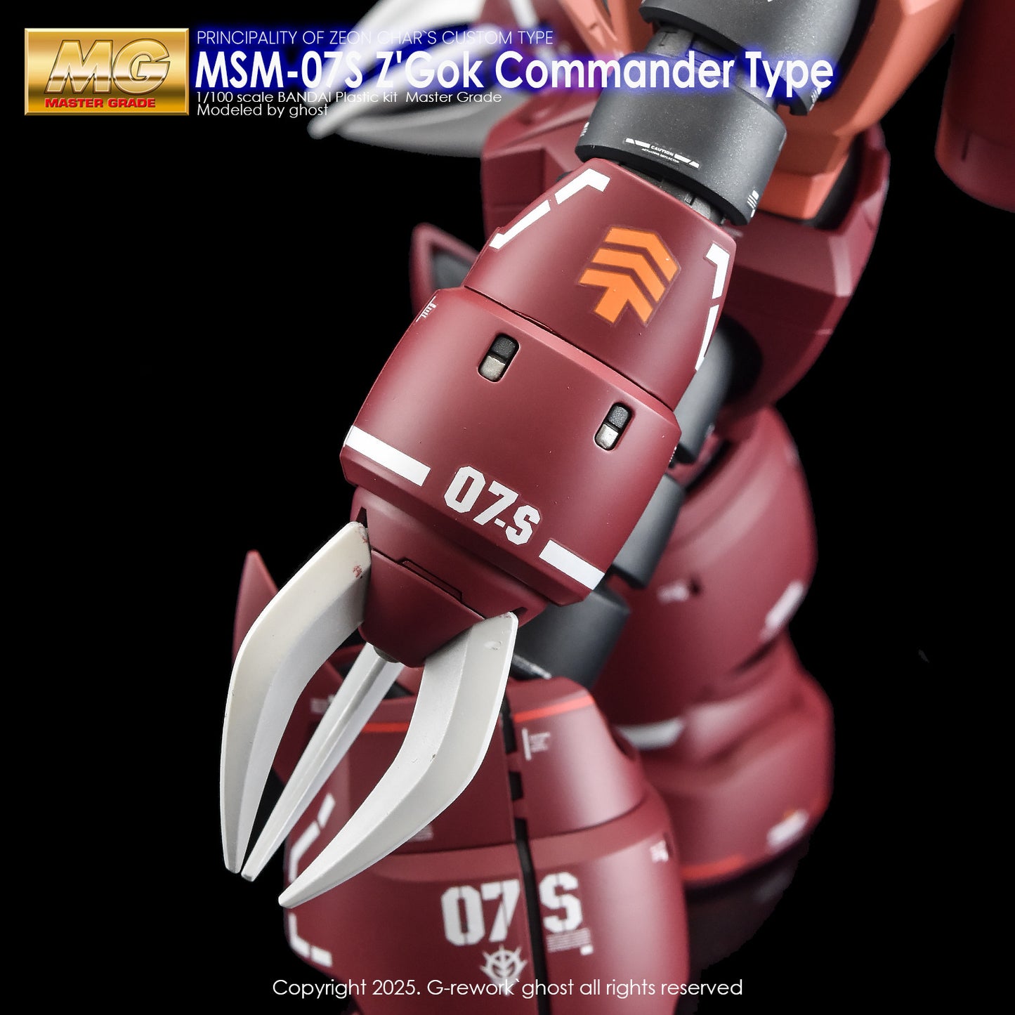 G-Rework [MG] Z'Gok Commander Type (Water slide decal)