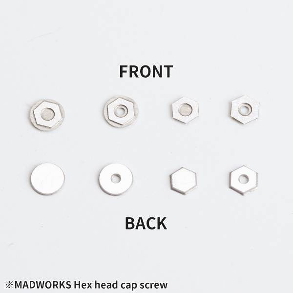 Madworks Photo etch Hex Head Cap