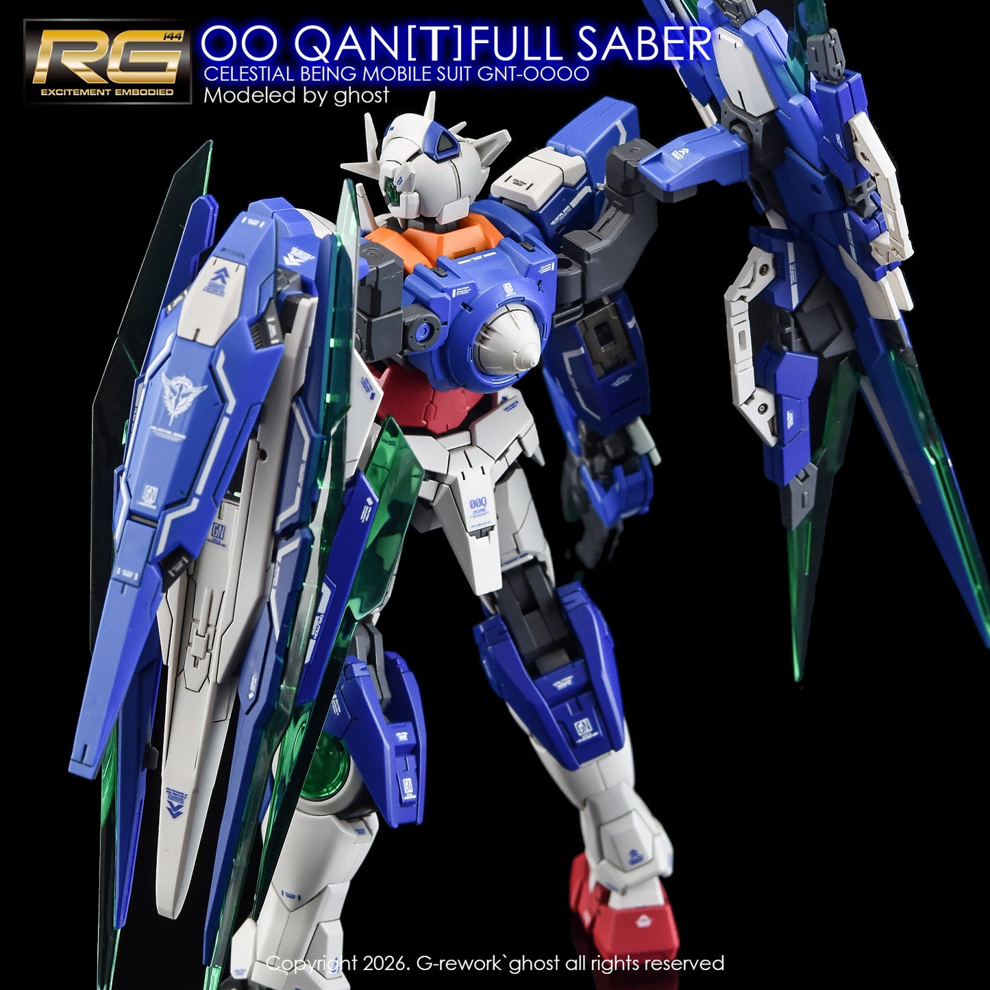 G-Rework [RG] OO QAN[T] FULL SABER (WATER DECAL ONLY)
