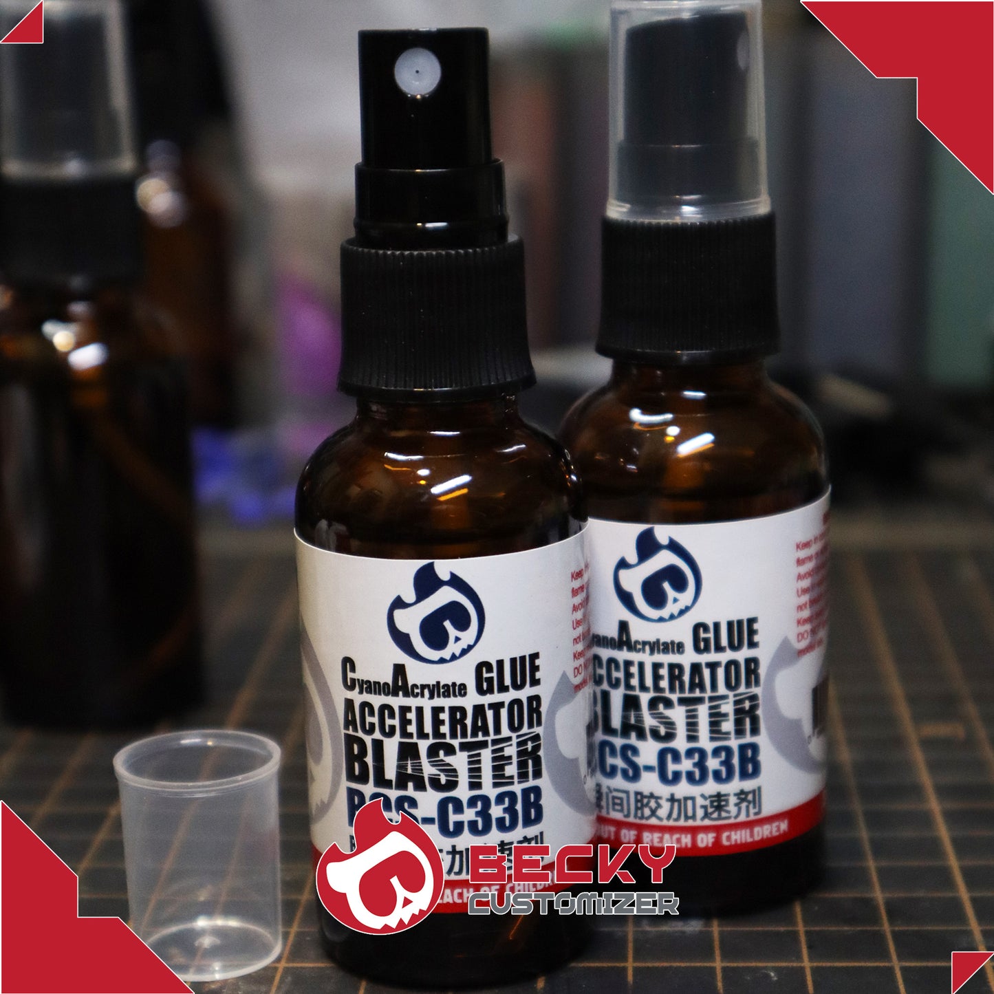 Super Glue Accelerator Blaster / Becky Customizer BCS-C33B (30ml)