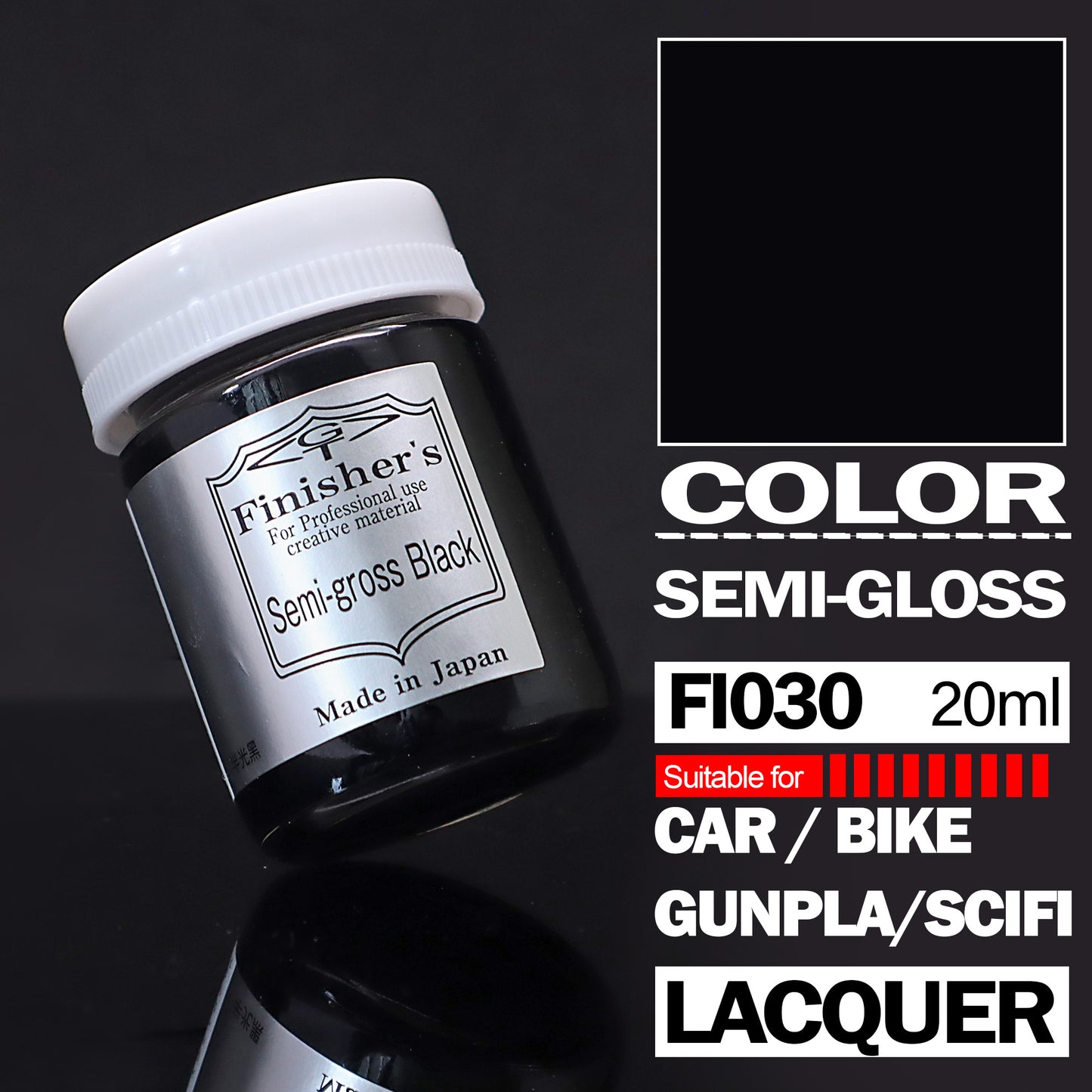 Finisher's FI030 Semi-Gloss-Black