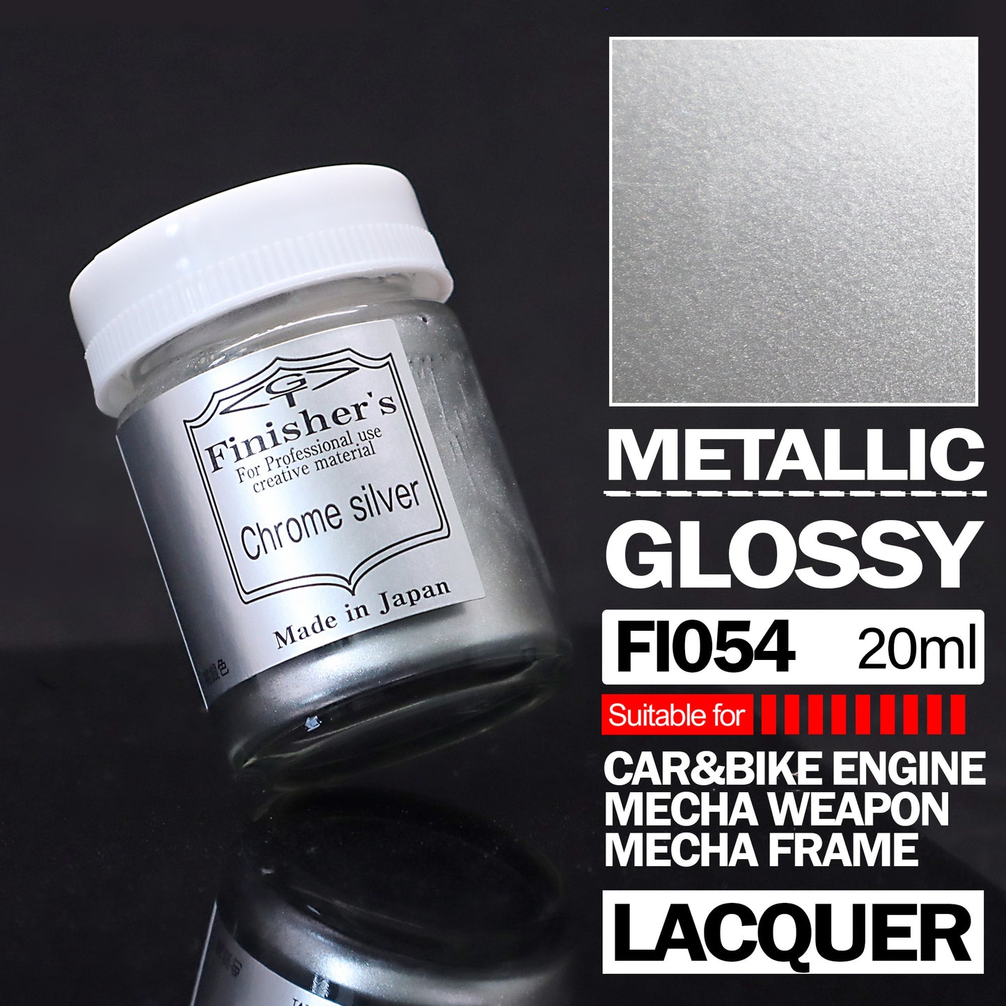 Finisher's FI054 Chrome silver