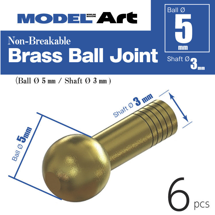 Unbreakable ball joint/Brass ball joint (for figures and mecha)