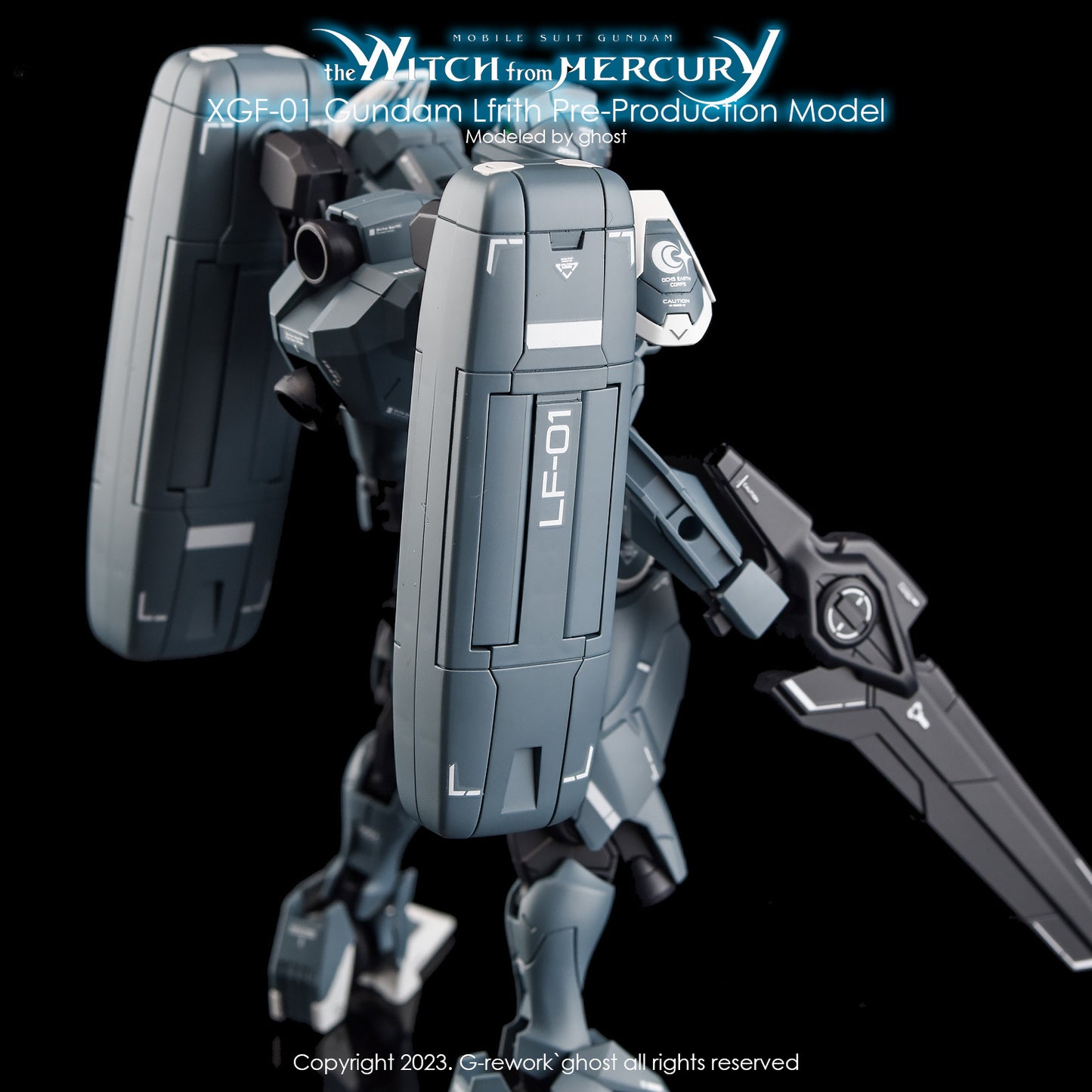 G-Rework [HG] Gundam Lfrith Pre-Production Model (water slide decal)