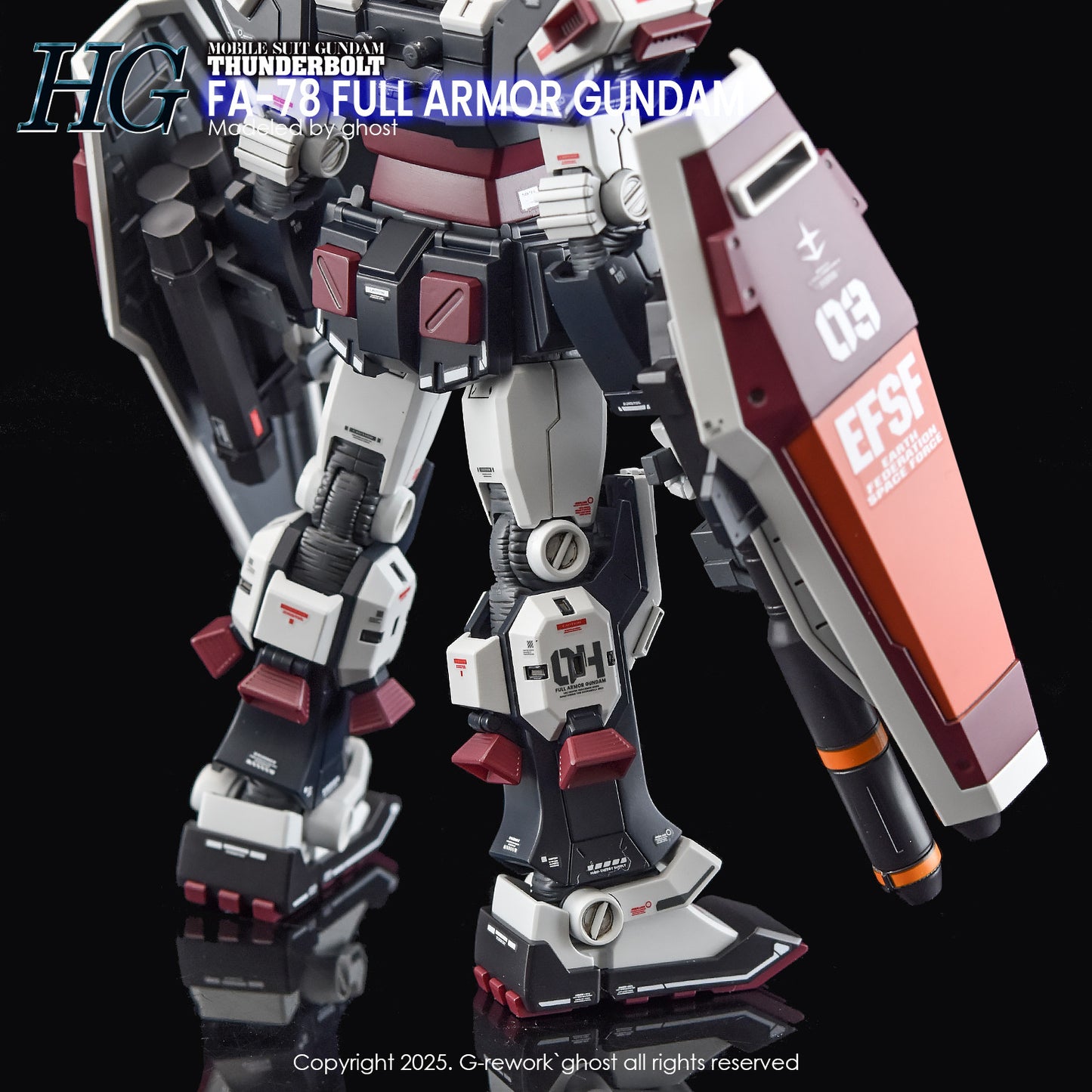 G-Rework [HG] [THUNDERBOLT] FULLARMOR GUNDAM (WATER DECAL ONLY)