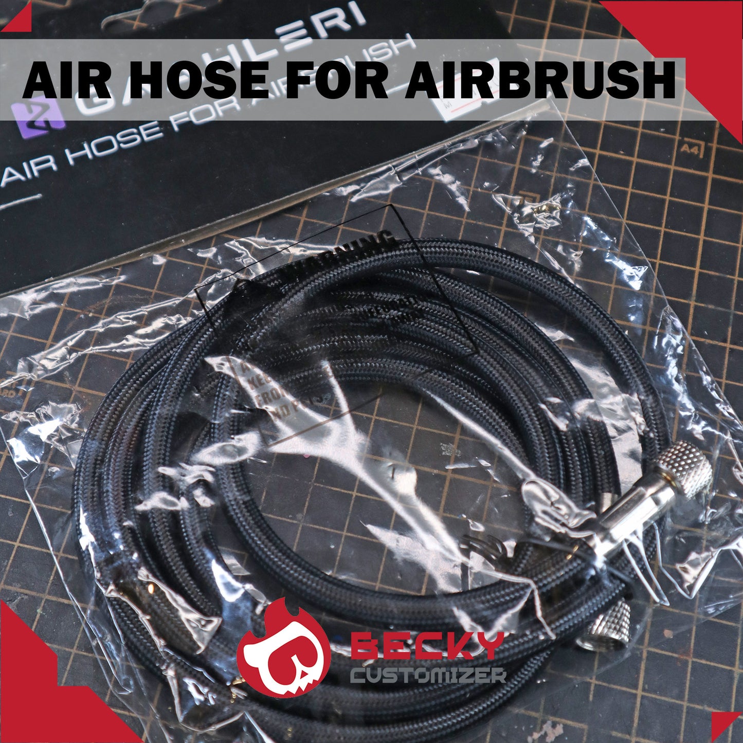 Gaahleri Airbrush Hose 1/8" (1.8 meter length)
