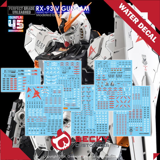 G-Rework [PGU] RX-93 V GUNDAM (Water Slide ONLY)