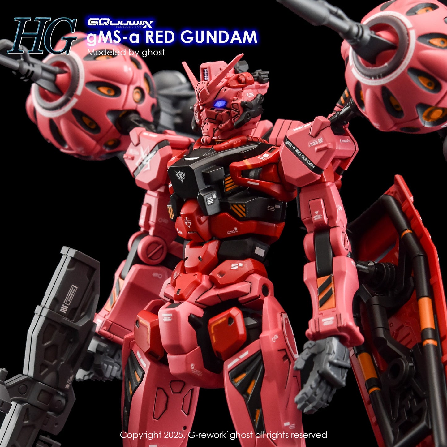 G-Rework [HG] GQX Red Gundam (water slide decal)