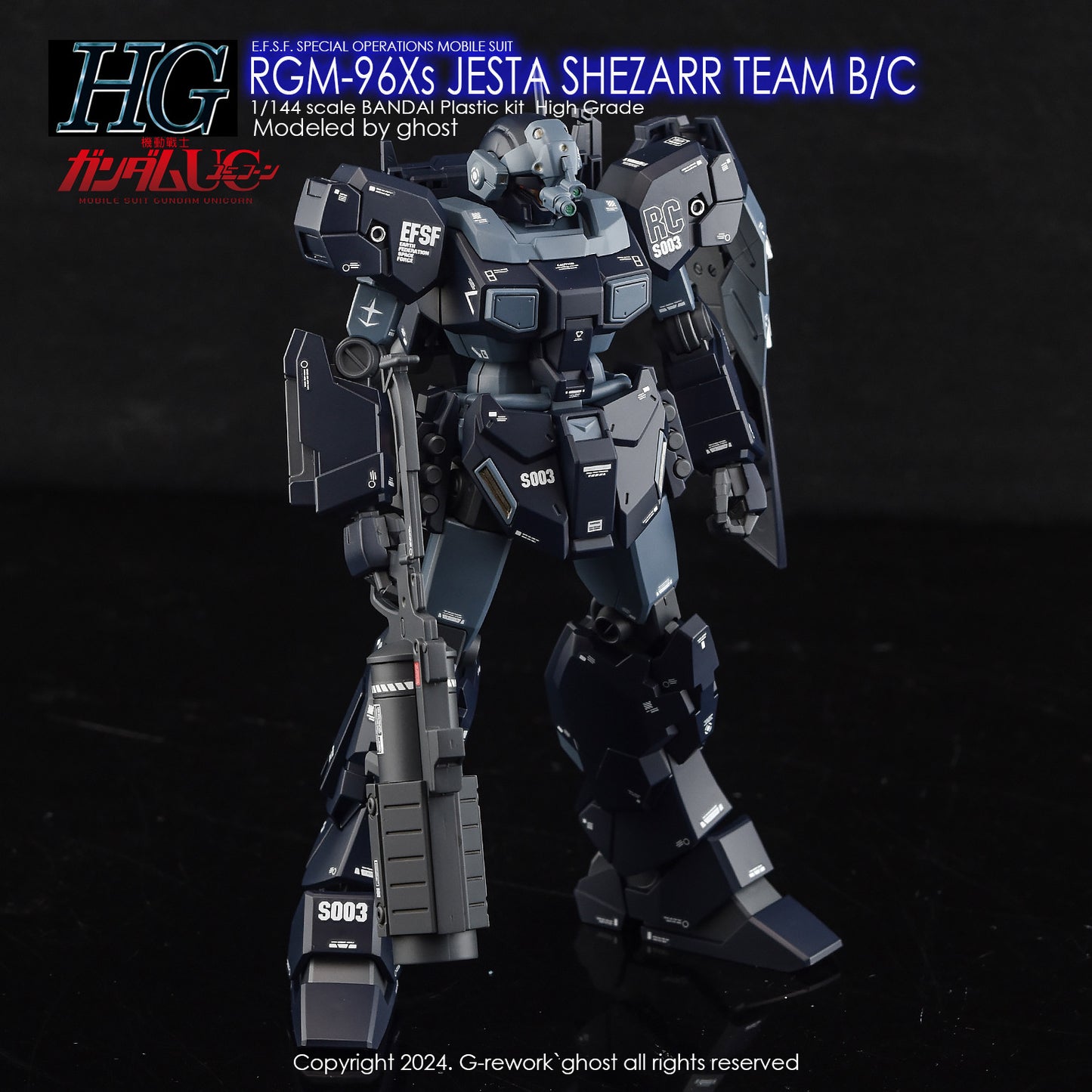 G-Rework [HG] RGM-96Xs JESTA SHEZARR TYPE B/C (water slide decal)