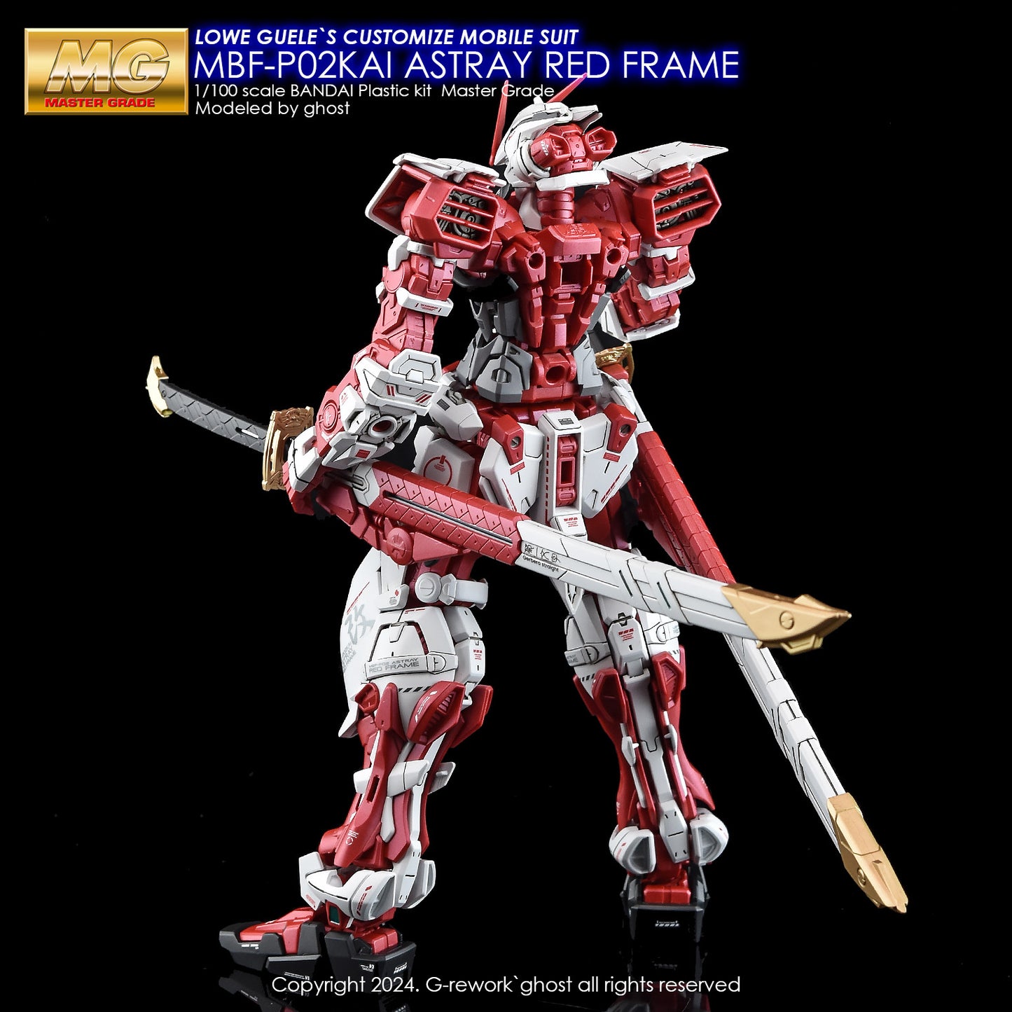 G-Rework MG ASTRAY RED FRAME Kai (Water Slide Decal)