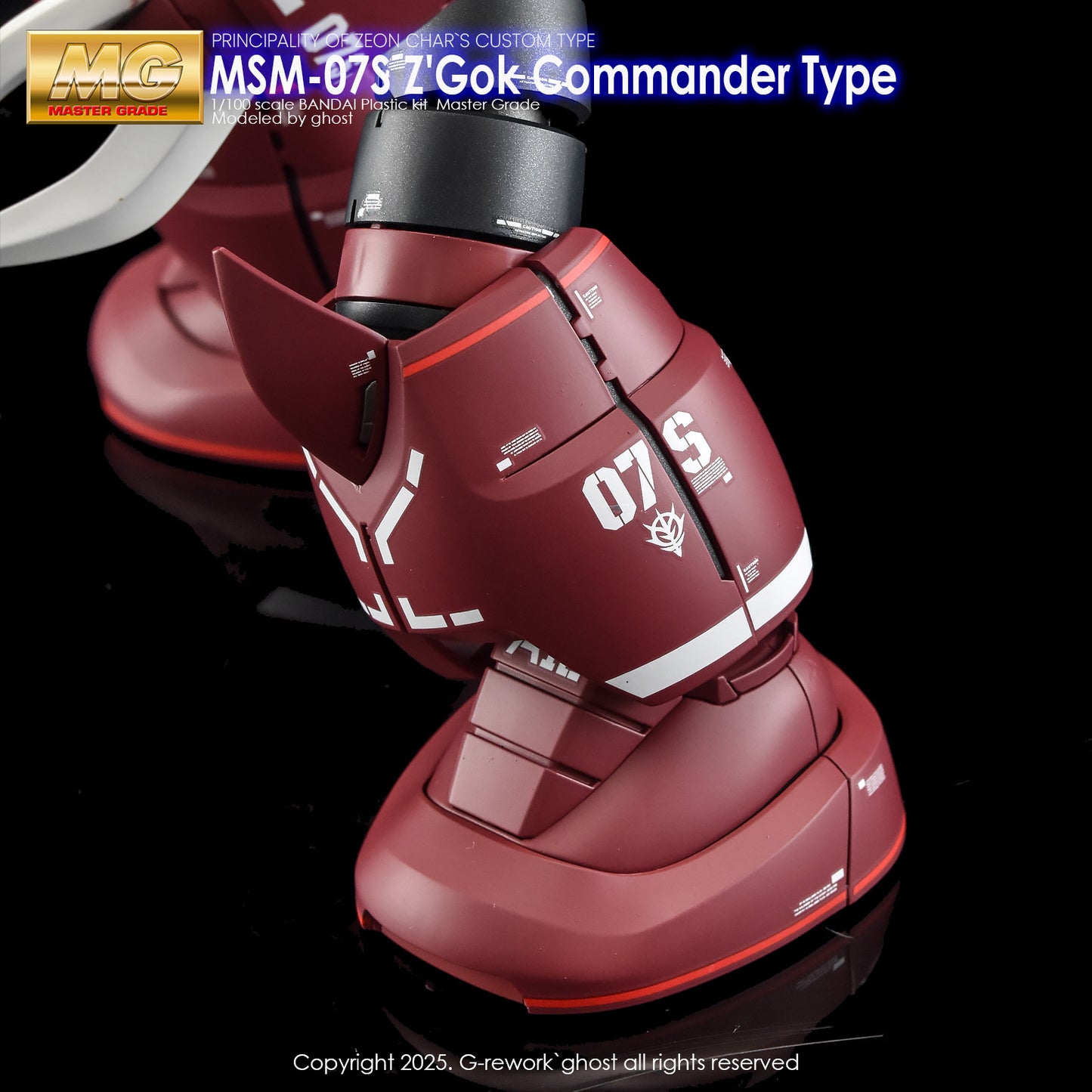 G-Rework [MG] Z'Gok Commander Type (Water slide decal)